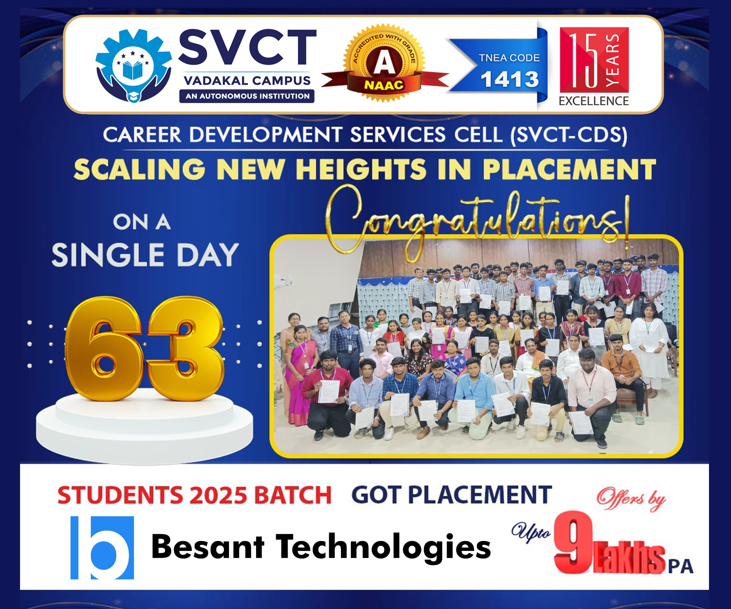 SVCT Placed Student 1